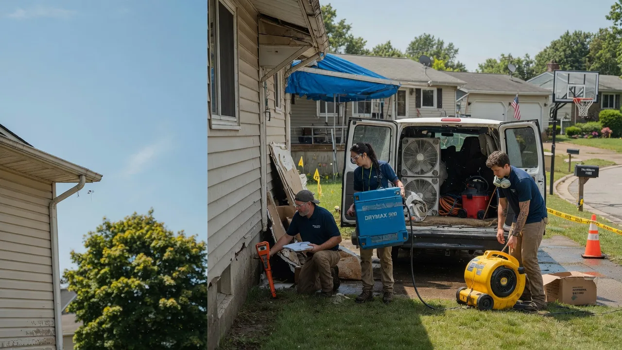 Ceiling Leak Cleanup in Charlotte, IA near me