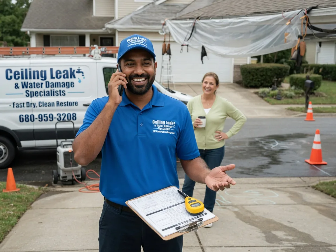 Ceiling Leak Cleanup Charlotte, IA FAQs